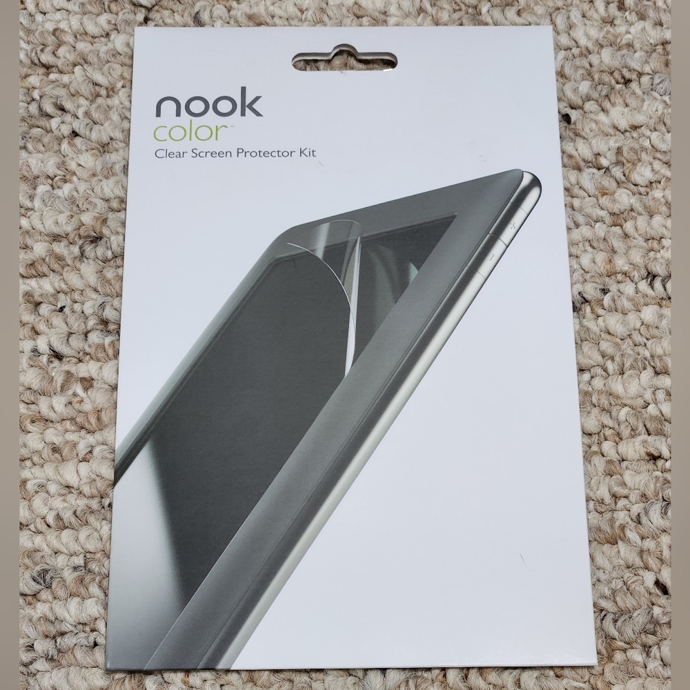 Nook Color Clear Screen Protector Kit